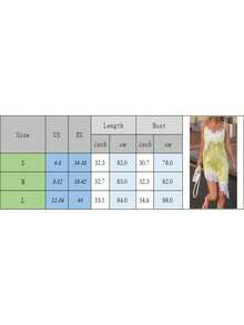 Women Lace Trim Satin High Low Tops Silk Spaghetti Strap Side Split Asymmetrical Cami Top Nightdress Irregular Flowy Silky Layering Tops - 黃色 - 查看 11