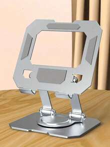 1 件可调节碳钢平板电脑支架 - 360° 旋转底座、多角度旋转、可折叠便携式桌面支架、笔记本电脑支架 - 彩色 - 查看 13