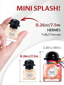 Hermès Twilly D'hermes 女士淡香精喷雾 EDP 香水 0.26盎司/7.5毫升 0.5盎司/15毫升 1.7盎司/50毫升 1盎司/30毫升 花香调 女友 妻子 母亲 朋友 生日 毕业派对 旅行 露营 户外 学校 校园旅行 节日 周年纪念 办公室 秋季 圣诞节 秋季造型 - EDP - 查看 3
