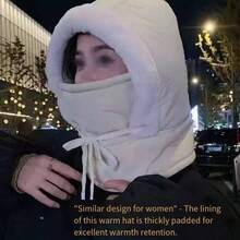 1 Stück Weihnachts-Windschutz-Trappermütze, Unisex thermisch gefüttertes Skimaske-Schal-Set, Motorrad-Gesichtsmaske, Weihnachts- und Neujahrsgeschenk