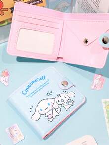 Sanrio 1pc Sanrio Coin Purse, Cute Cartoon Wallet Hello Kitty, Compact And Portable Design, With Snap Closure, Easy To Organize Bills, Coins And Cards, Daily Use, Wallets For Women, Pink Wallet, Money Holder, Hello Kitty Purse