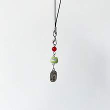 Đồ trang trí kim loại hình mèo may mắn bằng gốm sứ kiểu Trung Quốc mới cho mặt dây chuyền điện thoại di động Quà tặng cho mẹ, gia đình, bạn bè, sinh nhật, ngày lễ - Dây buộc điện thoại may mắn và may mắn - Xem 21