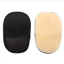 超细纤维羊毛柔软洗车手套、汽车清洁手套、摩托车清洁护理手套、汽车漆面清洗护理工具 - 均碼 - 查看 3