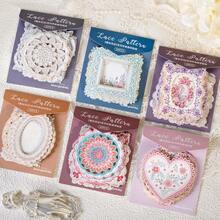 have a good day 20 Stücke/Packung Vintage Spitze Aufkleber, kreative ästhetische Aufkleber, DIY dekorative Collage Bastelmaterialien, Geschenke für Feiertage, personalisierte Scrapbooking Schulmaterialien