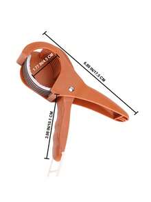 1 Máy thái rau củ quả bằng tay bằng thép không gỉ - Dụng cụ nhà bếp đa năng, thích hợp cho dưa chuột, chuối, hành tây, salad, ớt, thái lát nhanh và đều, có thể rửa bằng máy rửa chén - Nhiều màu - Xem 2