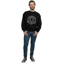 Harry Potter Herren Slytherin Sweatshirt (Schwarz)
