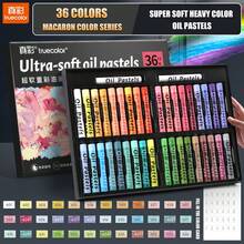 1 套超柔软重彩油画棒，适合美术生，DIY 油画软蜡笔，48 色和 36 色马卡龙莫兰迪绘画笔，艺术创作绘画工具套装