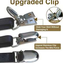 Men's Wrinkle-Resistant Non-Slip Adjustable Shirt Stays