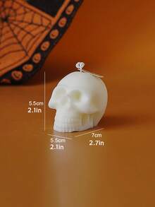 1 Stück Halloween Serie Kürbis, Schädel, Mumien geformte duftende Kerze, geeignet für Heimdekoration, Party, Tischdekoration, Geschenk, Abendessen, Bankett/Party, Entspannung/Meditation, Stimmungsbeleuchtung