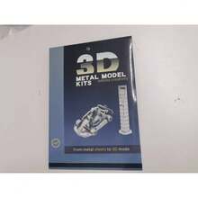 3D 金属拼图 - 航空飞机，3D 金属拼图玩具 - 无需胶水，办公桌装饰，圣诞节和生日礼物！