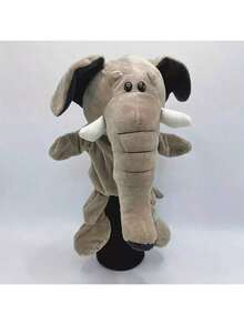 1 件毛绒卡通动物高尔夫球杆头套，可爱动物高尔夫球杆保护套，保护性杆头套，采用混色法兰绒面料制成，适合高尔夫球手，高尔夫配件，耐用又可爱 - 彩色 - 查看 8