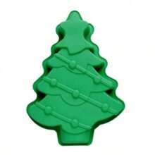 1 buc. matriță din silicon pentru brad de Crăciun - tavă 3D pentru tort pentru copt, matrițe de săpun lucrate manual, biscuiți, tavă pentru ciocolată și cuburi de gheață, esențială DIY