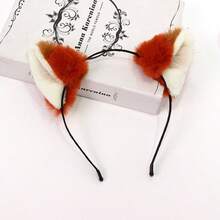1个全新尼克·王尔德狐狸耳朵发箍 - 可爱派对发饰，萌趣角色设计，情人节礼物及日常角色扮演道具，生日装饰，派对装饰，男友礼物，生日礼物，颜色/款式随机