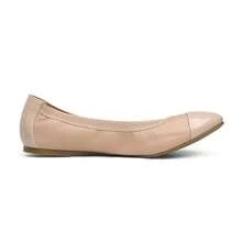 Women Ballet Flats, Colorblock Ballerina Flats, With Elastic Comfortable Classic Elegant Foldable Slip-Resistant Flat Shoes, Street, Bussiness, Office - 裸色 - 查看 5