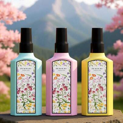 100ml Brazilian Fragrance Spray With Gift Box, Limit Edition Gardenia Jasmine Freesia Vanilla Coconut Multi-Layered Aromatherapy Collection,Air Freshe