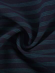 2 pezzi Set di pigiama donna con top a righe e pantaloni, comodo e alla moda per casa e tempo libero, adatto per primavera, autunno e inverno