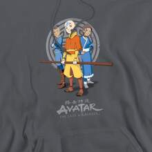 Mens Team Avatar Hoodie (Charcoal) - Coffee Brown - View 4