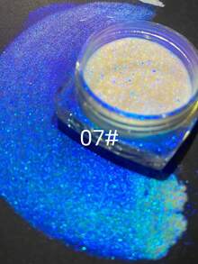 0.5g/Pc Shimmery Rainbow Color Changing Chrome Nail Powder, Aurora Powder Chameleon Nail Polish, Suitable For Nail DIY Decoration Art, Holiday Gift - Nhiều màu - Xem 8