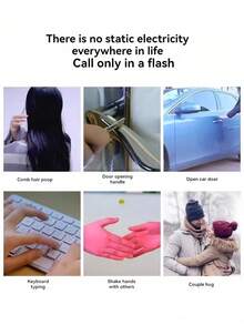 A Fashionable And Personalized Anklet Bracelet Made Of Black Iron Stone Material, With Black Color Reproduction, Anti Contact Static Electricity Causing Irritable Emotions, Decompression Bracelet Anklet, Youthful Sports. This Is A Gift For Couples' Daily Wear At Halloween Parties