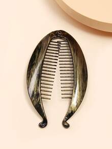 3 piezas Accesorios para el cabello con estampado de leopardo y unicolor pintado, pinzas de pez y pinzas de plátano, pinzas de garra, pasadores de cabello, barrettes