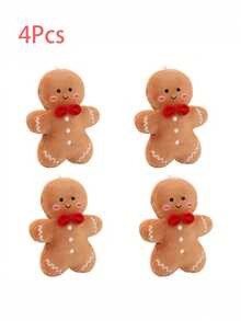 17 cm/6,7 cala Świąteczny Piernikowy Ludzik Pluszowe Zabawki Symulowane Kreskówki Pluszowe Zwierzęta Pluszowe Lalki Prezenty Świąteczne Dekoracje Choinkowe Wigilia Dekoracje Kreatywne Prezenty Dla Dzieci Urodziny Dom Dziewczęcy Wystrój Pokoju Boże Narodzenie - Brązowy - Zobacz 10