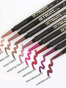 L.A. Girl Delineador de labios automático de larga duración Ultimate Intense Stay, Forever Bare, 0.01 Oz., Marrón, GP341 - Por siempre desnudo - Ver 3