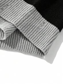 Men's Old Money Thick Sweater, Autumn/Winter - Grey - View 9
