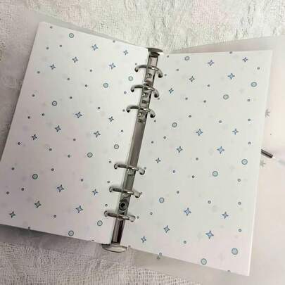 10 pezzi di inserti a punti per planners/taccuini A6, perforati