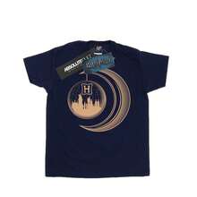 Harry Potter Mens Hogwarts Moon TShirt (Navy Blue) - Blue - View 2