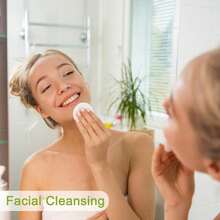 300/100/50 piezas Almohadillas desmaquillantes redondas, suaves, adecuadas para rostro, ojos, cuidado de la piel y desmaquillaje