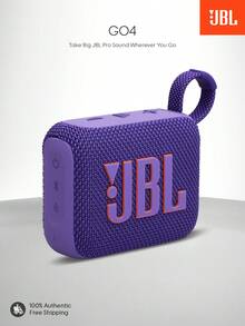 JBL Go 4 Ultra Portable Waterproof And Dustproof Bluetooth Speaker Big Pro Sound With Punchy Bass 7 Hour Built In Battery Made In Part With Materials Perfect For Beach Parties Hiking Trips And Outdoor Adventures