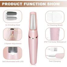 Smooth Pedicure Wand For Feet, Electric Foot Callus Remover, Rechargeable Pedicure Tools, Feet Care Nail, Cuticle Exfoliator Daily