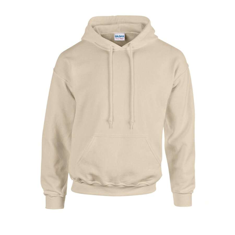 Gildan Unisex Adult Heavy Blend Hoodie (Sand) - Yellow - View 1