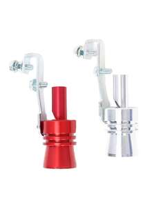 Turbo Whistle Exhaust Pipe Sound Maker, Turbo Whistler, Car Exhaust Roar Enhancer, Aluminum Exhaust Blow-Off Valve, Universal Auto Parts, Suitable For Cars And Motorcycles - Red - View 4