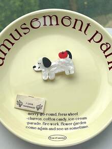 Cute Cartoon Dog Hairpin, Fashionable And Adorable Side Clip For Bangs And Flyaways, Rhinestone Decorated, Versatile Acetate Hair Clip, Suitable For Adults - Multicolor - View 18