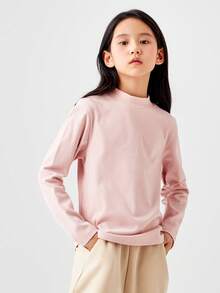 Balabala Maglietta a maniche lunghe invernale per ragazze pre-adolescenti, strato base morbido ad alto collo per ragazzi e ragazze