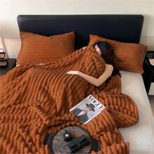 1pc Faux Rabbit Fur Blanket, Soft Fleece Blanket, Suitable For Bed, Sofa, Office Nap, Shawl, Skin-Friendly, Halloween Plush Blanket