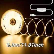 LQHZMYY USB Powered LED Light Strip, COB High Brightness, Self-Adhesive Backing, 5V Voltage, Button Switch, Suitable For TV Backlight, Home, Party, Wedding, Halloween, Christmas Decoration - Indoor Decor Lighting, Event Atmosphere Lighting, High Brightness LED Light, Night Light, Decorations, Living Room, Christmas Party, Bedroom Night Light - 彩色 - 查看 29