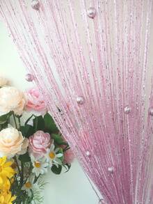 1 件装串珠装饰门帘，涤纶门帘，家用