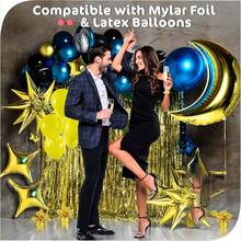 Pesi per palloncini in metallo, pendenti per pesi di palloncini per decorazioni di festival e feste, adatti per compleanni, matrimoni, celebrazioni di vacanze e feste festive, pesi per decorazione da tavolo di palloncini ad elio fai-da-te