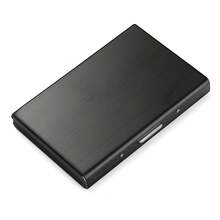 1 Multi-Functional Anti-Magnetic Card Wallet, Men's Anti-Skimming Portable Card Holder For Bank Cards & Credit Cards With Multi-Card Slots, Stainless Steel Wallet. It Symbolizes The Protection Of Card Storage, The Lightness And Peace Of Mind Of Daily Carrying, And The Practical Versatility Of Usage Scenarios.