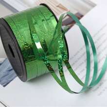 Panglică holografică 1 buc - 100 m, șnur pentru baloane, panglică pentru legat baloane, accesorii pentru decorarea baloanelor, panglică pentru baloane, panglică colorată, legături pentru împachetat cadouri, decor de Crăciun și sărbători