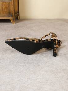 Giày cao gót mũi nhọn thanh lịch dành cho nữ, đa năng cho váy, dép xăng đan mùa hè, thanh lịch, giày cao gót mèo - Nhiều màu - Xem 4