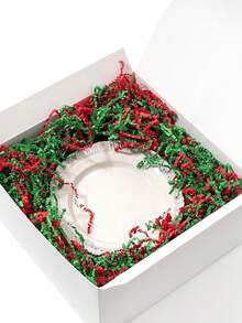 1 Gói Giấy Nhét Quà Giáng Sinh, Giấy Vụn Gói Quà Màu Xanh Lá Và Đỏ, Giấy Vụn Cắt Nhăn Dùng Để Nhét Quà, Thích Hợp Cho Sinh Nhật, Giáng Sinh, Lễ Tạ Ơn, Đám Cưới, Dùng Để Nhét Giỏ Quà, Vật Liệu Đóng Gói. - Đỏ và xanh lá cây - Xem 7