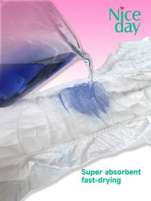 Niceday 30pcs, M-XL, Sleepwear Pants, Women's Menstrual Pants, Ultra-Thin Pad Type Sanitary Napkins, Breathable And Non-Stuffy, High Absorbency, No Leakage, Suitable For Waist 31.5inch-47.2inch, Suitable For 88lbs-154lbs - (30pcs) M-xL (40kg-70kg) - View 7