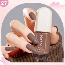 10毫升水性指甲油,速干指甲油,裸色闪粉红色指甲油,无异味,持久耐用,可剥离,无需烘烤,易于涂抹,打造美丽指甲。 - 彩色 - 查看 13