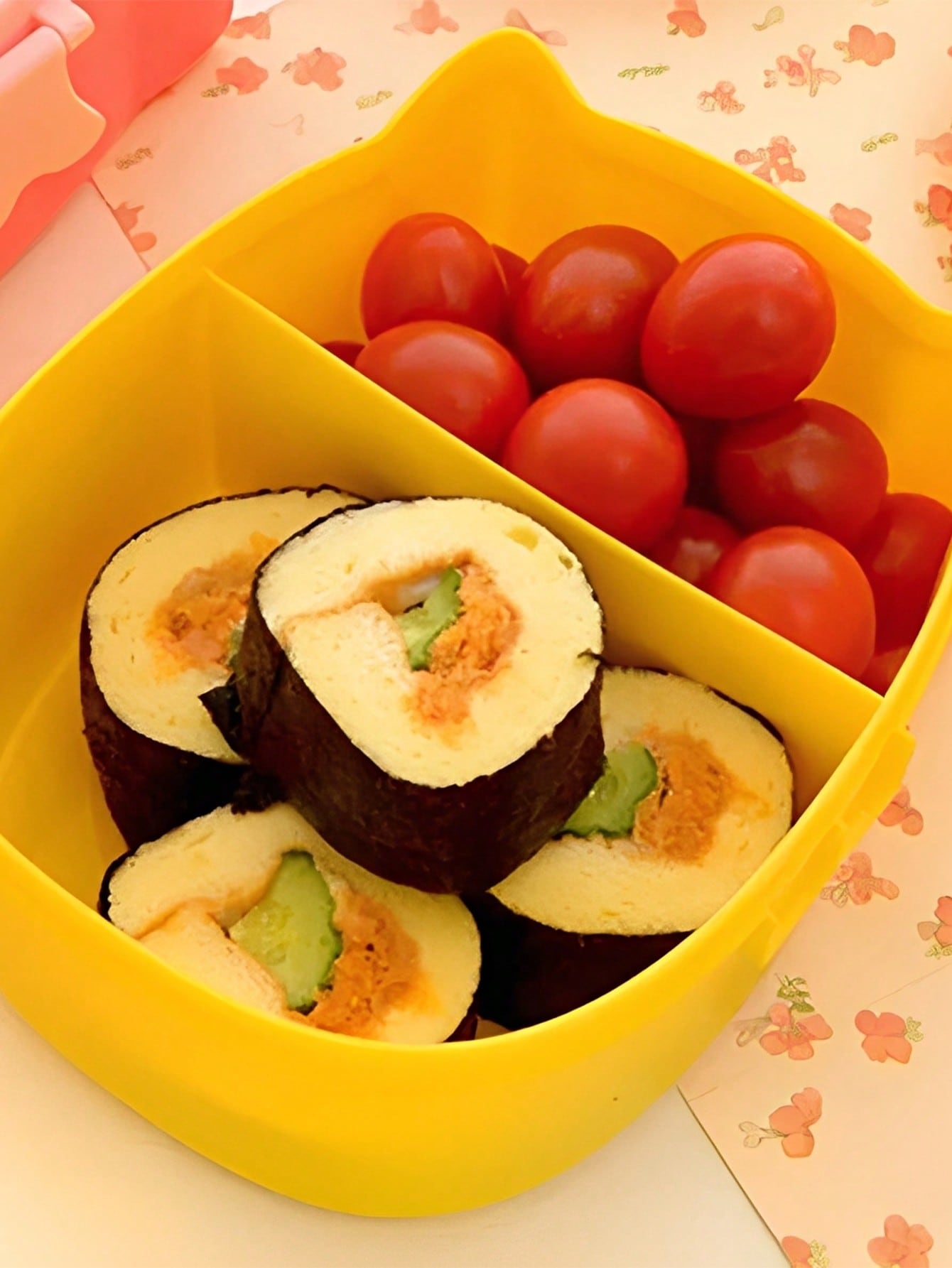 صندوق غداء محمول مزين بتصميم بومة كرتونية، مصنوع م...