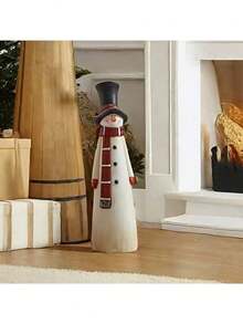 قطعة واحدة - تمثال راتنجي لرجل الثلج/بابا نويل للاستخدام الداخلي والخارجي، ديكورات عيد الميلاد، ديكورات المنزل، مناسبة لديكور الرواق الداخلي والخارجي، تحف نحتية، هدايا أعياد، هدايا للكبار (قد يتم شحن أنماط عشوائية)، لوازم الأعياد، الخريف، ، عيد الميلاد، الكرنفال، اليوم الوطني، الخريف، عيد الاستقلال