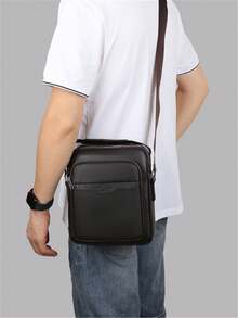 Fashionable Casual Men's One Shoulder Messenger Bag, Suitable For Outdoor, Travel, Shopping, Commuting - Multicolor - View 8