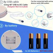 1PC The Bonsai Fairy Tree Lamp Is A Cute Night Light, A Great Idea For Home Decoration, Gifts, Home Decor, Weddings, Christmas, Holidays, Etc. It Is A USB-Powered Desktop Tree Lamp, Perfect For Family Christmas Decorations.